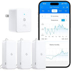 GoveeLife 2.0 WiFi Hygrometer Thermometer 3 Pack, Smart Humidity Temperature by GoveeLife
