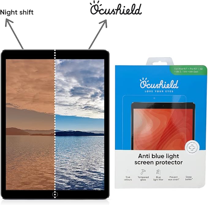 Ocushield Anti Blue Light Tempered Glass Screen Protector - Image 6