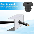 PATIKIL 5.5mm / 1/4 Inch Drill Hole, 1/8 Inch ID Rubber Grommets - Image 4
