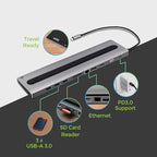 IOGEAR USB-C 8-Port Low Profile Docking Station - Image 7