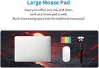 Extended Gaming Mouse Pad, Large Desk Mat XL Anime Mouse Pad Waterproof - Image 6