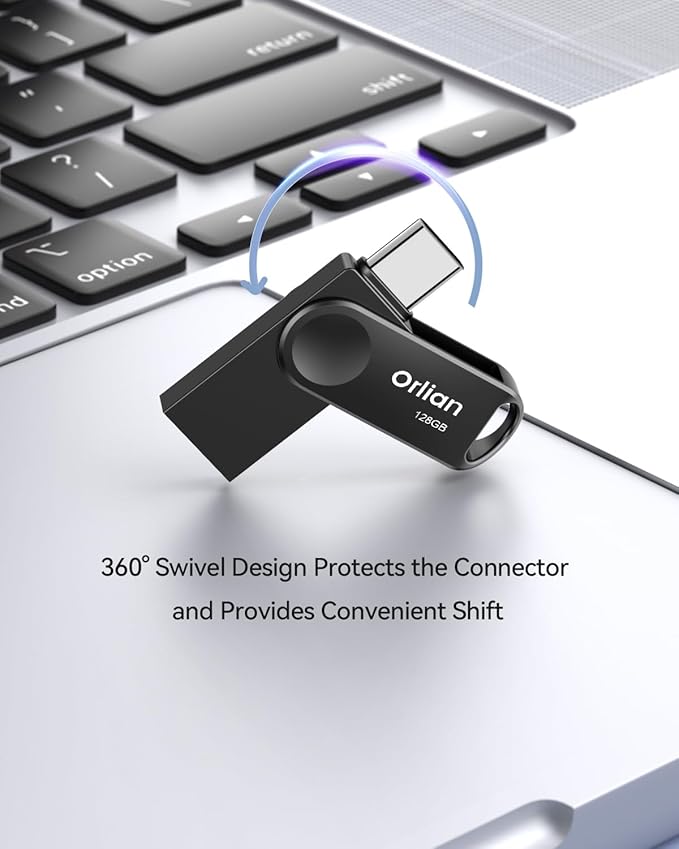 128GB 2-Pack USB C Flash Drive, Dual Drive USB 3.0 and Type C Thumb Drive Up to - Image 4