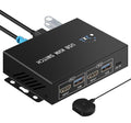 KVM Switch hdmi 1 Monitors 2 Computers 4K@60Hz, usb3.0 Devices Keyboard Mouse by newiedkvm