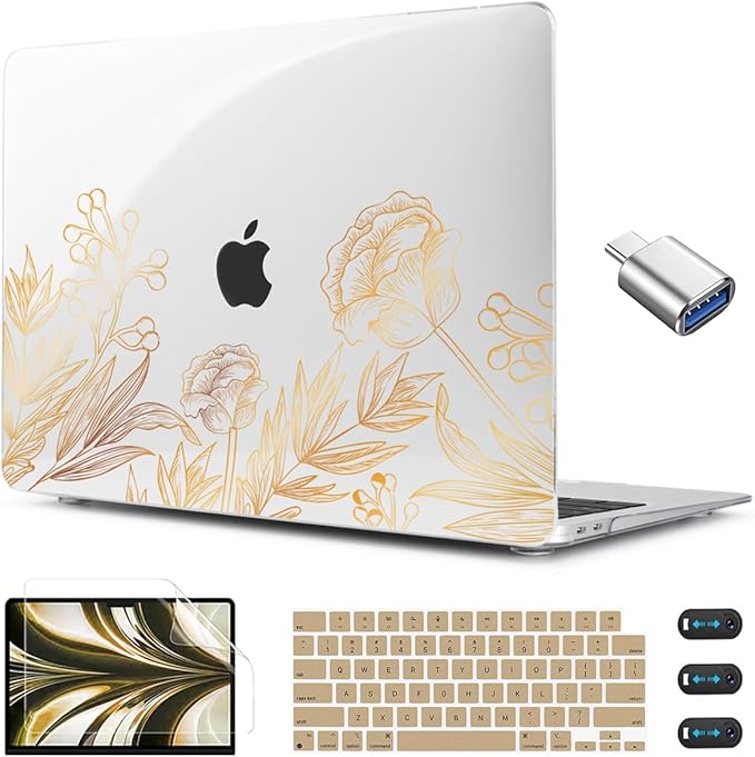 CISSOOK for MacBook Air 13.6 inch Case A3240 A2681 A3113 Release 2022 2023 2024 by CISSOOK