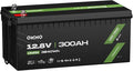 OKMO 12V 300Ah LiFePO4 Lithium Battery 3840Wh Rechargeable Lithium Battery by OKMOBeYourHomePowerBackup