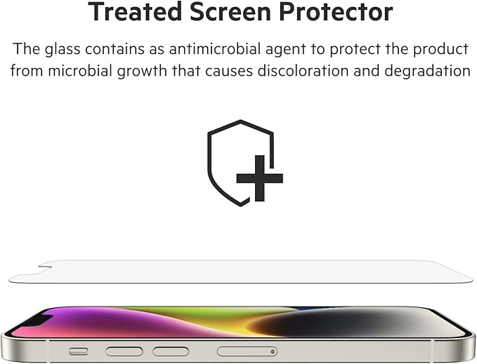 Belkin UltraGlass iPhone 14, iPhone 13 Pro Screen Protector - Image 6