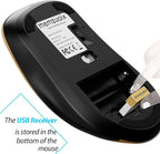 memzuoix 2.4G Wireless Mouse, 1400 DPI Mobile Optical Cordless Mouse - Image 5