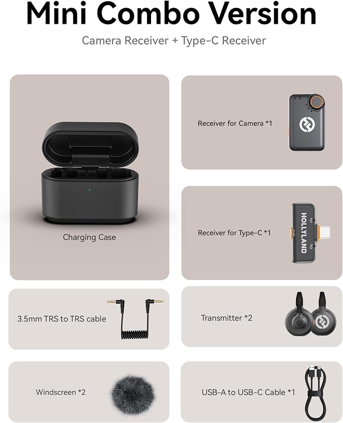 Hollyland Lark M2S Mini Combo Wireless Microphone - Image 8