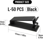 Adhesive Cable Clips Holder, Outdoor Light Clips, Sturdy Nylon Cord Wall - Image 2