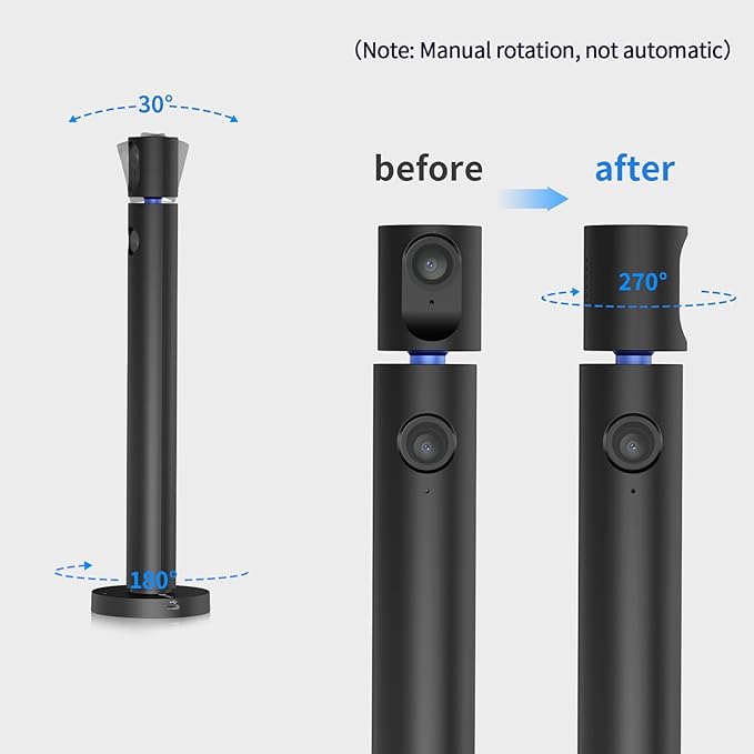 CZUR Halo X Pro Dual Webcam for PC, 1080P Web Camera - Image 6