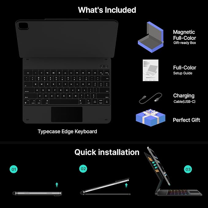 typecase Keyboard Case for iPad Pro 13-inch 2024, Magic Keyboard - Image 7