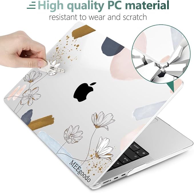 MEEgoodo Case for MacBook Air M4/M3/M2 13.6 inch 2025 2024 2022, Fit Model - Image 4
