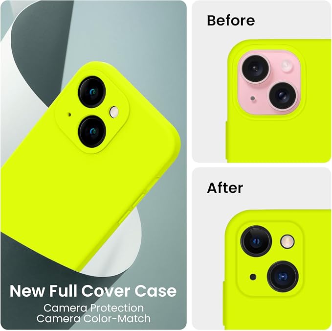 FireNova Designed for iPhone 15 Plus Case, Silicone Case with, Soft - Image 3