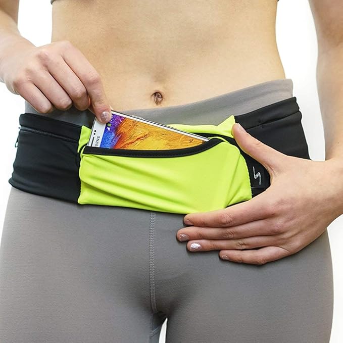 3 Pocket Adjustable Running Belt Waist Pack, Fanny Pack - Image 6