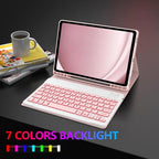 Galaxy Tab A9 Plus Case with Keyboard 5G 11 Inch 2023, 7 Color Backlit - Image 5