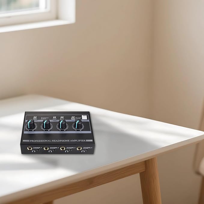 Headphone Amplifier, 4 Channel Home Headphone Amplifier - Image 5