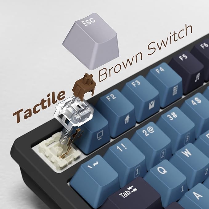 RK ROYAL KLUDGE RK98 Wireless Mechanical Keyboard, 100 Keys 98% Layout - Image 8