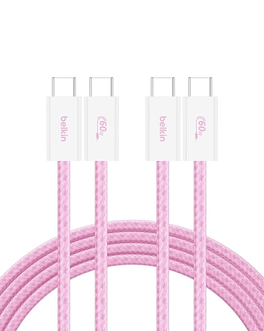 Belkin USB C to USB C Cable 2-Pack, 60W by Belkin
