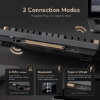 RK ROYAL KLUDGE M75 Wireless Mechanical Keyboard 2.4Ghz/BT5.1/USB-C Gaming - Image 7