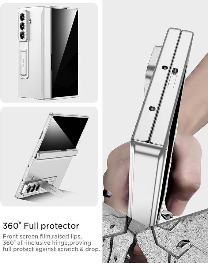 Miimall for Z Fold 7 Case with Privacy Screen Protector, Built-in Adjustable - Image 5