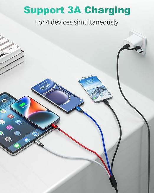 HanCenDa 4 in 2 Multi Charging Cable - Image 2