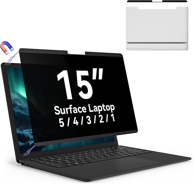 Magnetic 15 Inch Surface Laptop 5 Privacy Screen by MaoYeye