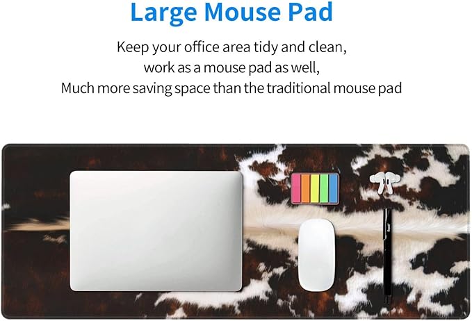 Gaming Mouse Pad, Large Non-Slip Rubber Base Mousepad, Keyboard Mouse Mat - Image 7