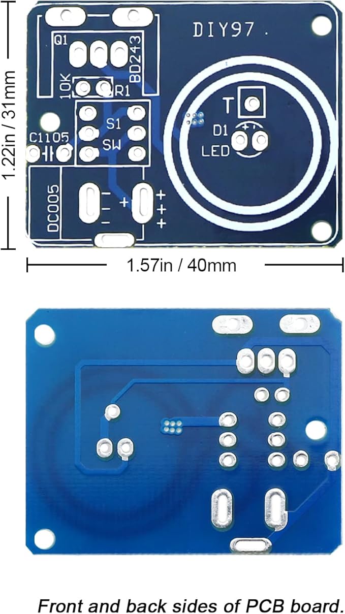 Soldering Practice Kit DIY Tesla Coil Wireless Transmission Lighting Function - Image 4