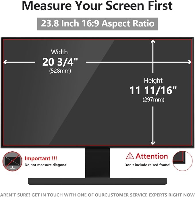 23.8 Inch Computer Privacy Screen Shield - Image 2