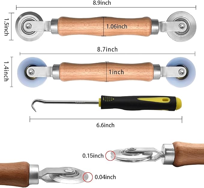 BAYTORY 3Pcs Screen Rolling Tool Kit - Image 2