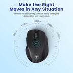 Wireless Mouse, D-09 Computer Mouse USB Cordless Mice - Image 5