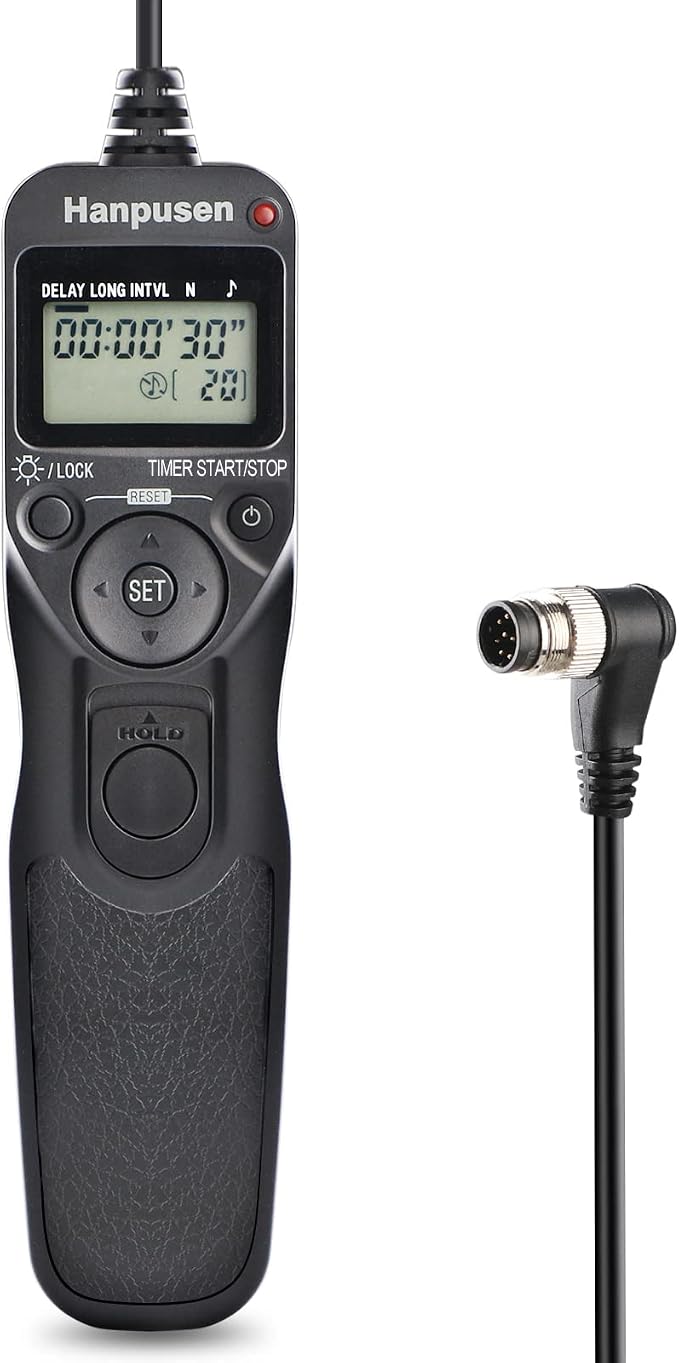 Camera Wired Timer Shutter Release, Camera Intervalometer Shutter Release Cords by AODELAN