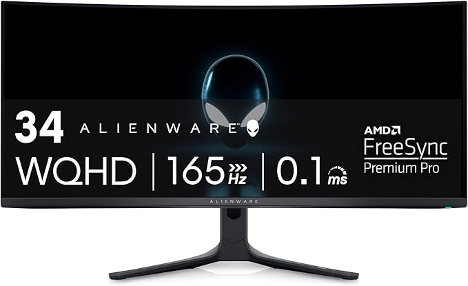 Alienware AW3423DWF Curved QD-OLED Gaming Monitor by Alienware