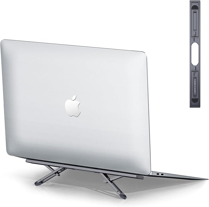Laptop Risers for Desk, 4 Adjustable Heights Laptop Stand, Keyboard Riser by Nediea