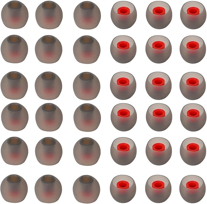 36 Pieces Small Earbud Tips Soft and Comfortable Ear Bud Replacement Pieces by CYADCI