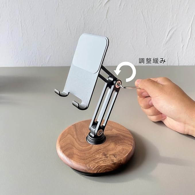 iPhone Stand for Desk, Phone Stand Adjustable Foldable, Cell Phone Holder 360 ° - Image 9