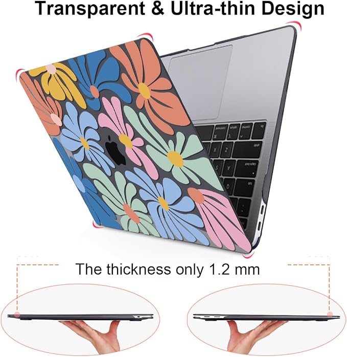 Compatible with 2021 2020 2019 2018 MacBook Air 13 inch Case M1 A2337 A2179 - Image 5
