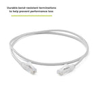 TRUECABLE Cat6 Component Rated Patch Cable, Unshielded, 28AWG Solid Copper - Image 5