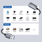 BENFEI USB 3.0 Extension Cable 6.6 Feet, Nylon Braided Compatible - Image 7