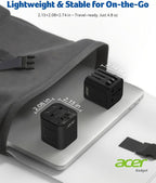 Acer European Travel Plug Adapter，Universal Travel Adapter, International Power - Image 4