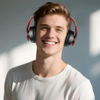 TUINYO Bluetooth Headphones, Over Ear Stereo Wireless Headset 40H Playtime - Image 2