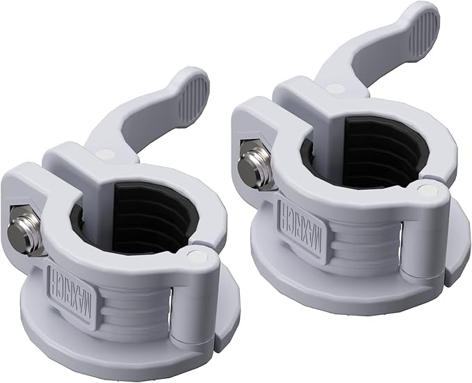 MAXRICH T Barbell Clamp 1 inch Multiple Sizes & Adjustable Weight Clips by MAXRICH