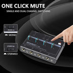 4 Channel Headphone Amplifier, Stereo/Mono Headphone Amp Splitter - Image 4