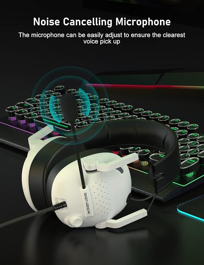 SENZER SG500 Surround Sound Pro Gaming Headset - Image 5