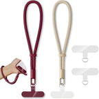 2 Pack Phone Lanyard, 2×Phone Wrist Strap, 4×Tether Tabs, Universal Cell Phone by KITANIS