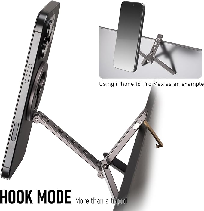 Magnetic Tripod for iPhone 12/13/14/15/16 & MagSafe Cases | Handy Phone Stand | - Image 5