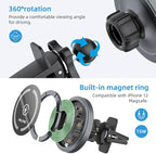 OHLPRO MagSafe Car Mount Charger, 15W QC 3.0 Fast Charging - Image 4