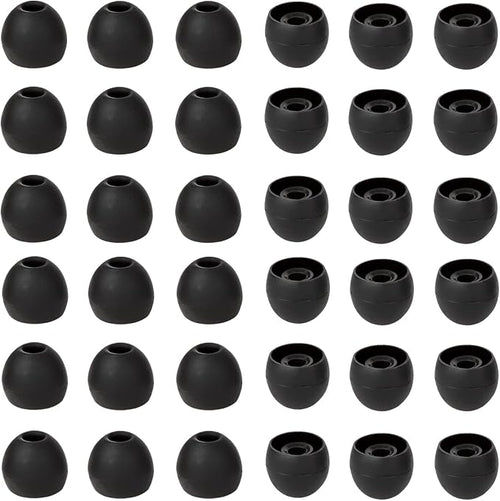 36 Pieces Medium Earbud Tips Soft and Comfortable Ear Bud Replacement Pieces by CYADCI