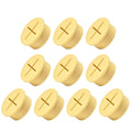 10Pcs Desk Grommet, Flexible Rubber Wire Grommets, Wall Grommets by EASYEAH