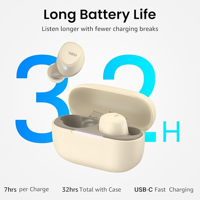 TOZO A1 Wireless Earbuds Bluetooth 5.3 Light Weight in Ear IPX5 Waterproof - Image 4